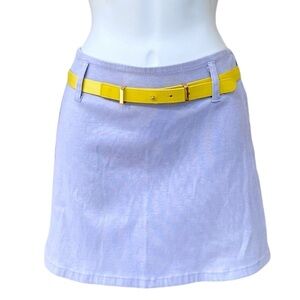 Vintage 1990s Y2k Rip Curl Blue A-Line Micro Mini Skirt